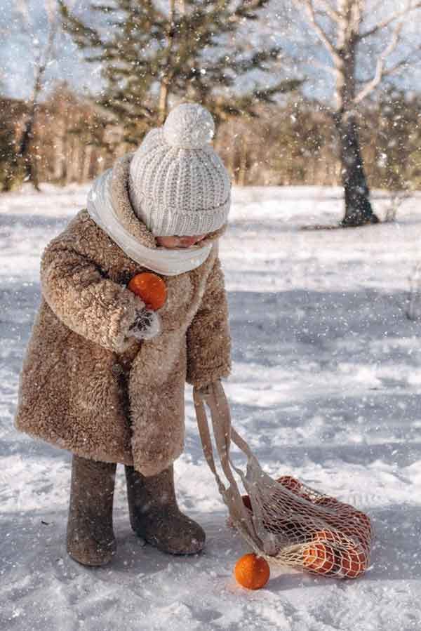 ایده عکس با برف