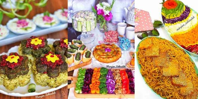 ایده غذا برای شام 2024؛ خاص و متفاوت پذیرایی کنید در ظروف متنوع شیشه ای و چوبی