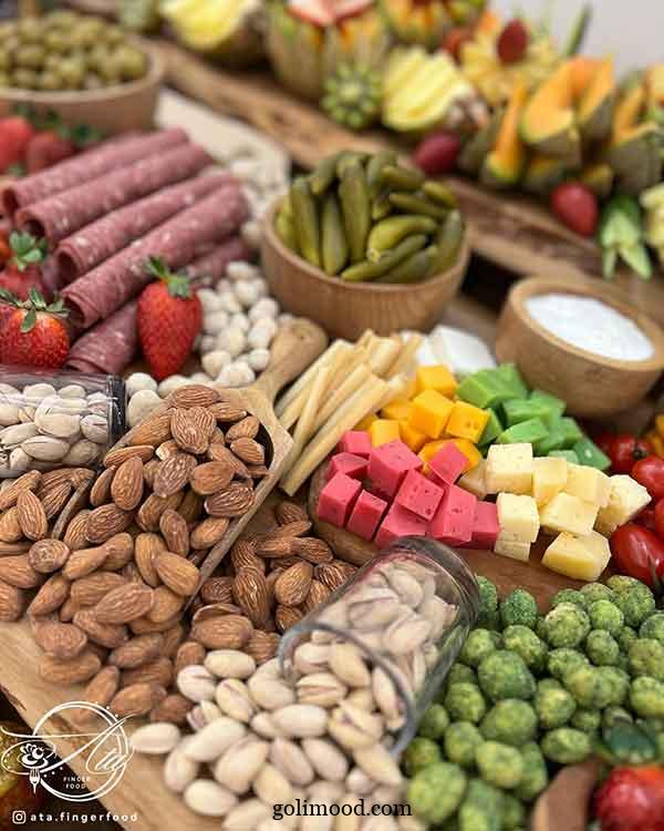 تزیین میز مزه 2024؛ برای دورهمی جشن های مختلف در باغ ویلاها و تالار و منزل!