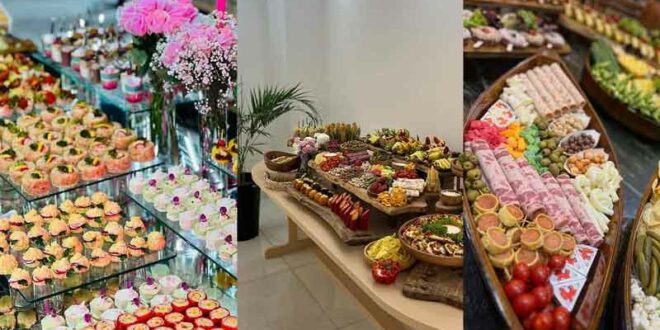 تزیین میز مزه 2024؛ برای دورهمی جشن های مختلف در باغ ویلاها و تالار و منزل!