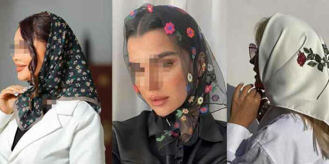 مدل مینی اسکارف 2024؛ طرح‌دار و ساده با انواع پارچه ها برای فصل‌های مختلف