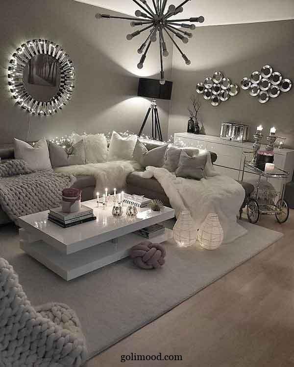دکوراسیون منزل طوسی