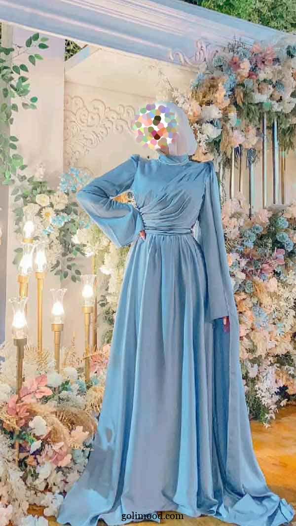مدل لباس مجلسی پوشیده لاکچری 