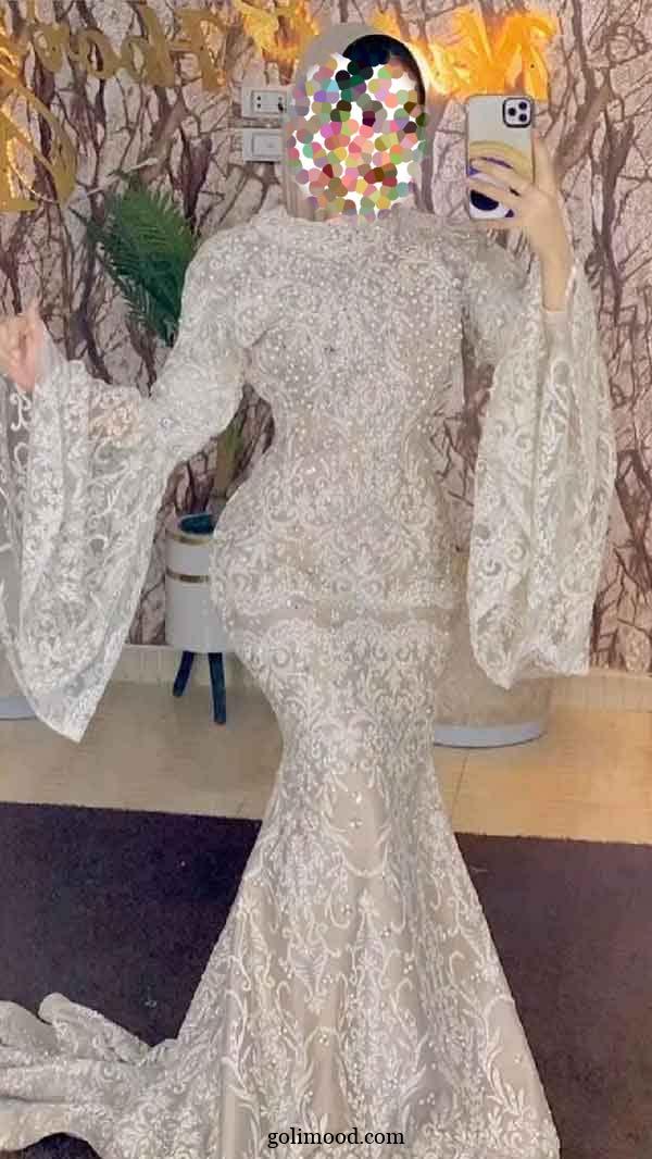 مدل لباس مجلسی پوشیده لاکچری 