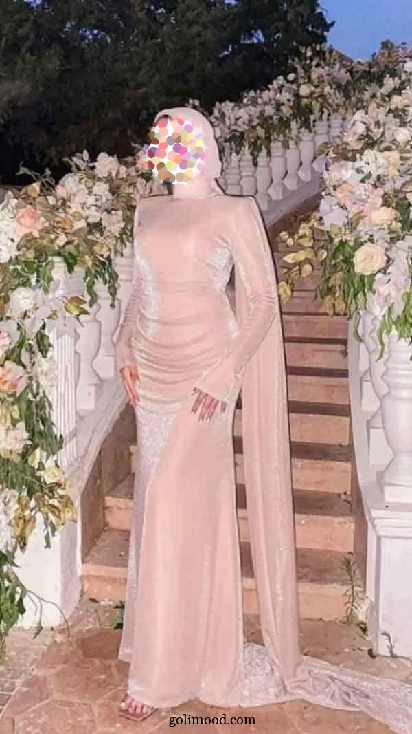 مدل لباس مجلسی پوشیده لاکچری 