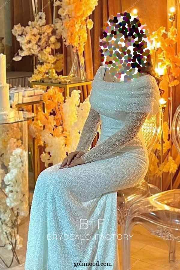 مدل لباس مجلسی پوشیده لاکچری 