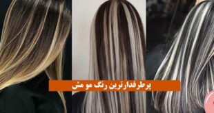 پرطرفدارترین رنگ مو مش