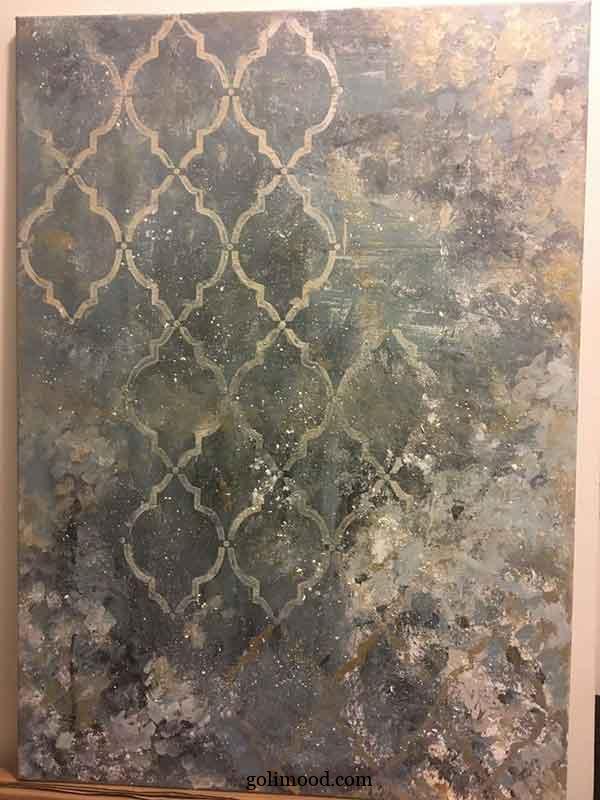 کاغذ دیواری طرح پتینه