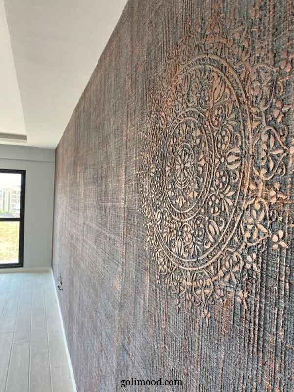 کاغذ دیواری طرح پتینه