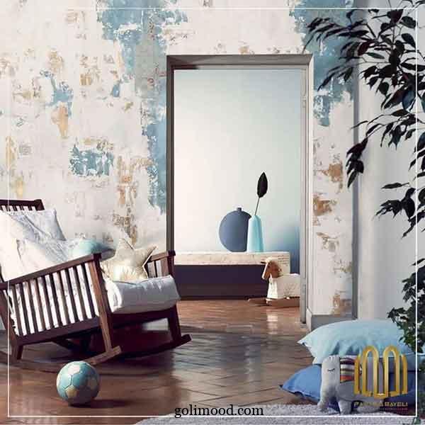 کاغذ دیواری طرح پتینه