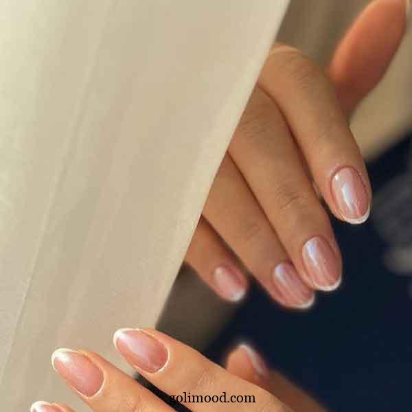 ناخن فرنچ شیک