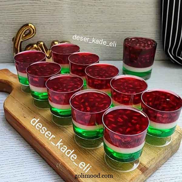 ژله شب یلدا آسان