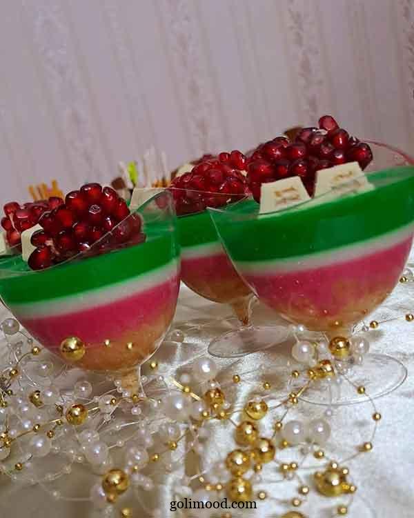 ژله شب یلدا آسان