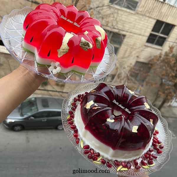 ژله شب یلدا آسان