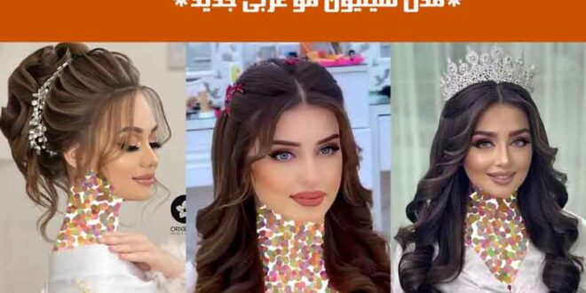 مدل شینیون مو عربی جدید