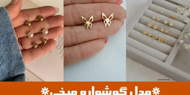 مدل گوشواره میخی