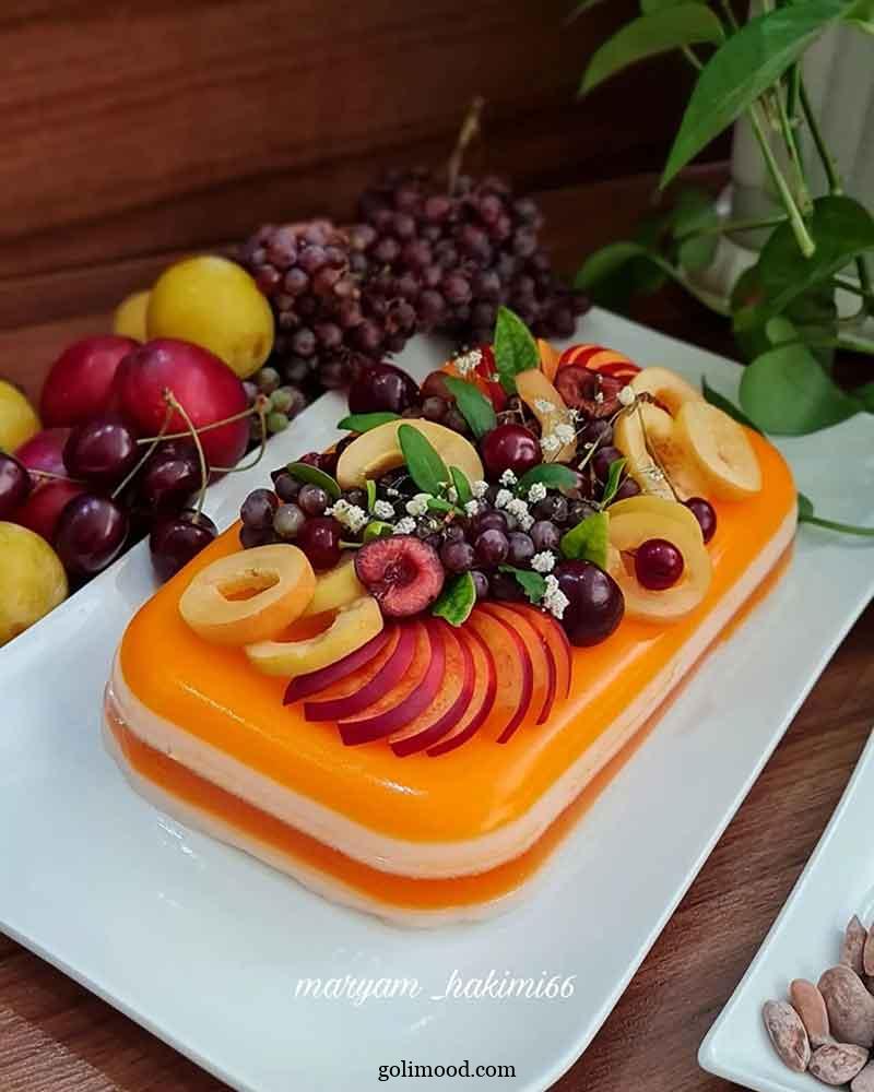 تزیین ژله برای مهمانی