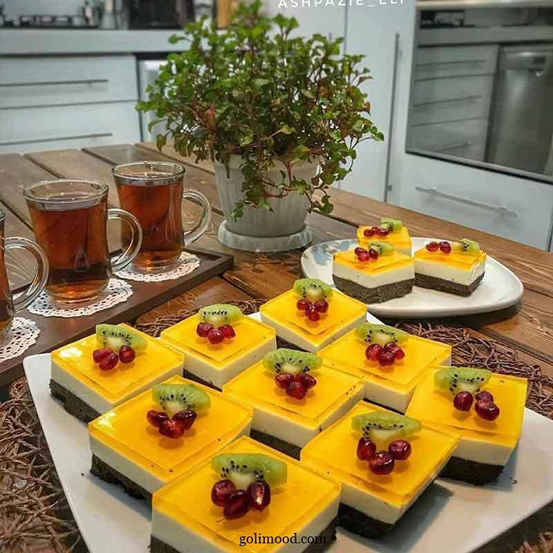 تزیین ژله برای مهمانی