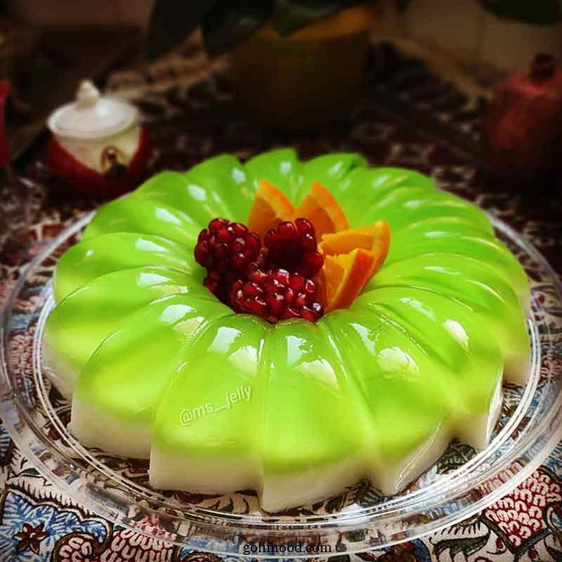 تزیین ژله برای مهمانی