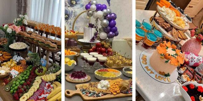چیدمان میز تولد