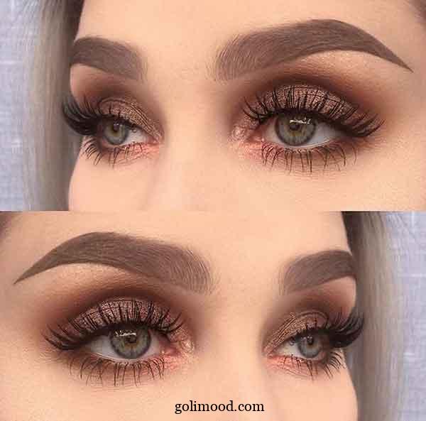 مدل سایه چشم ساده و شیک