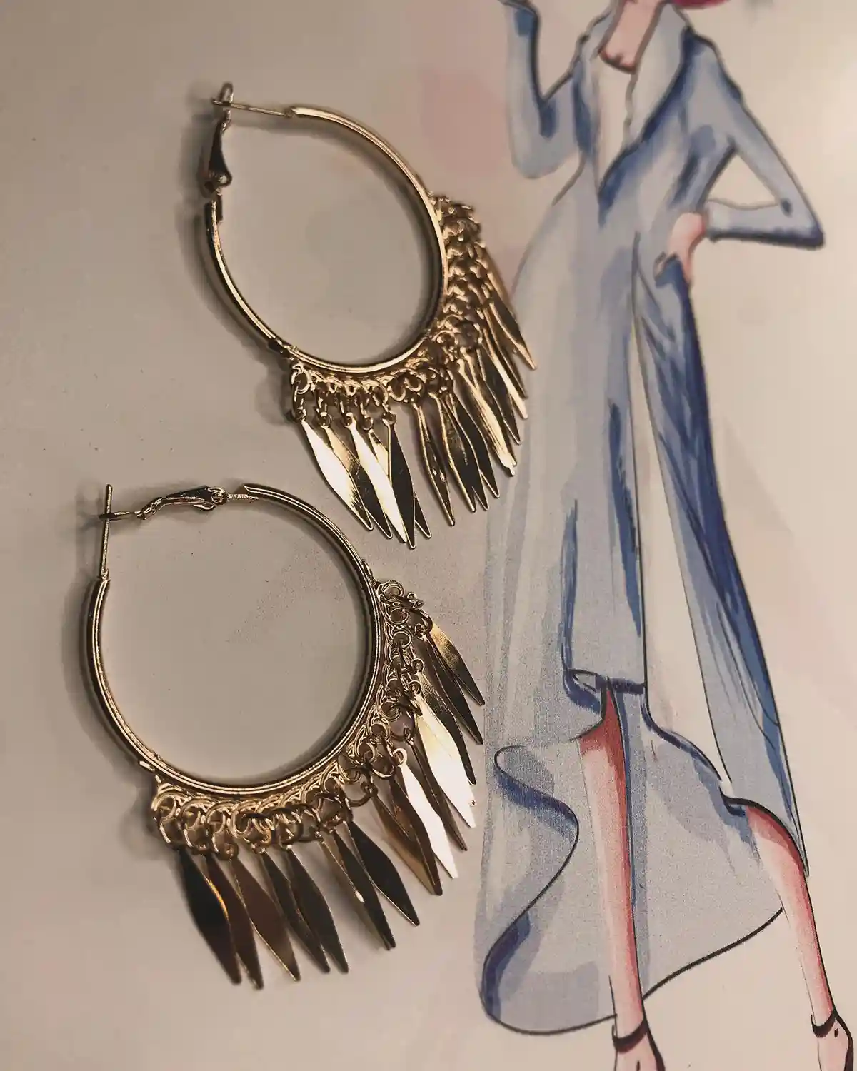 گوشواره بزرگ مناسب مجالس