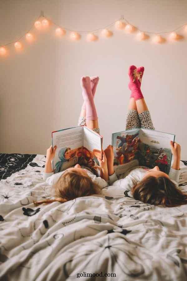 ژست عکس خاله و خواهرزاده