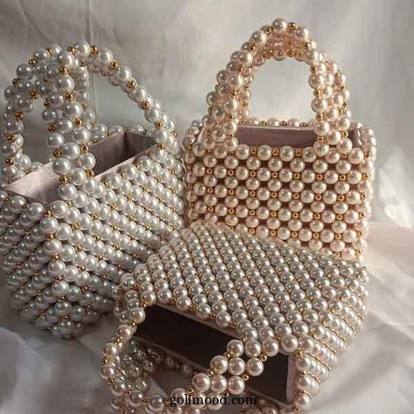 مدل کیف مرواریدی مجلسی