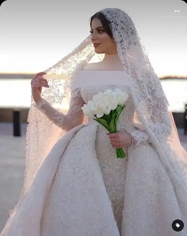 مدل لباس عروس عربی اینستا