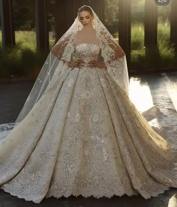 مدل لباس عروس عربی اینستا