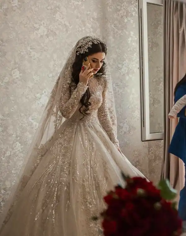 مدل لباس عروس عربی اینستا