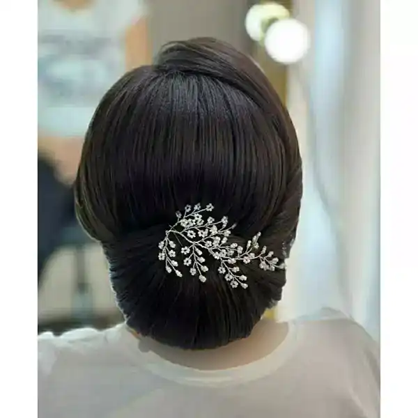 مدل شینیون موی مشکی
