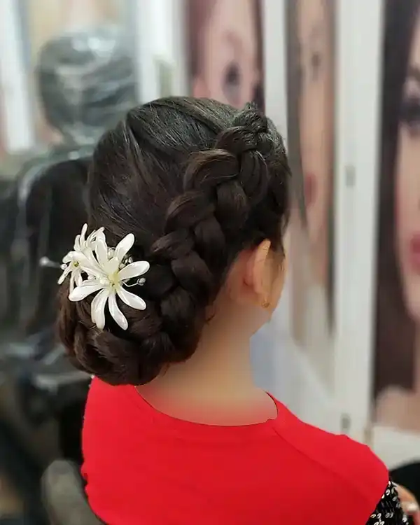 مدل شینیون موی مشکی