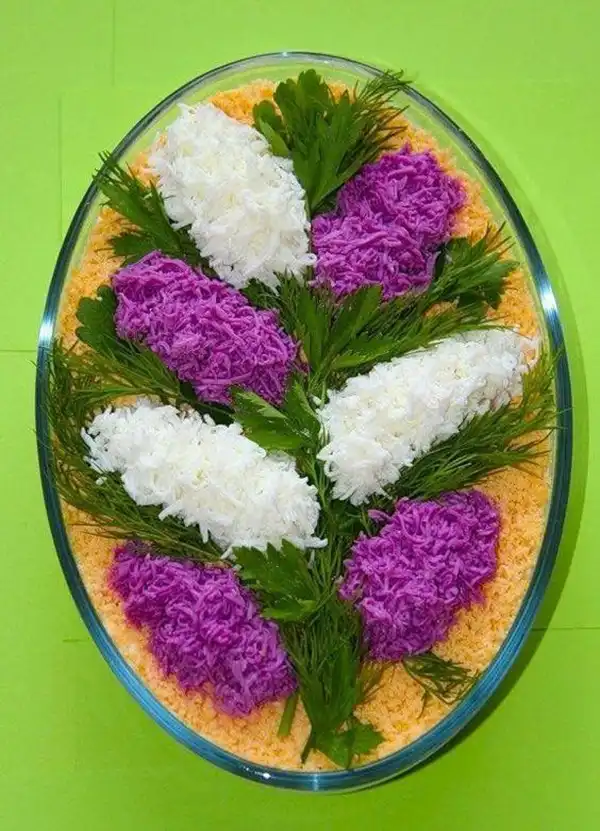 تزیین سالاد برای مهمانی