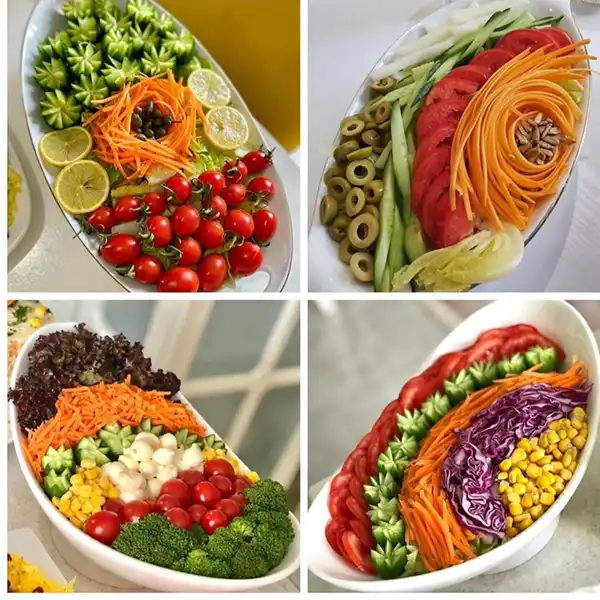 تزیین سالاد برای مهمانی