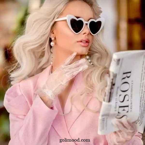 عینک برای عکاسی فرمالیته: 30 مدل از ترند ترین طرح نگینی در رنگبندی، اشکال مختلف