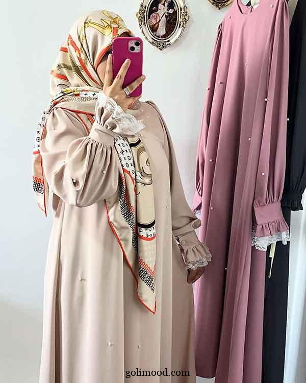 مدل عبا دخترانه جدید؛ 30 عکس مانتو عبایی ساده و شیک طرح جدید و عربی 
