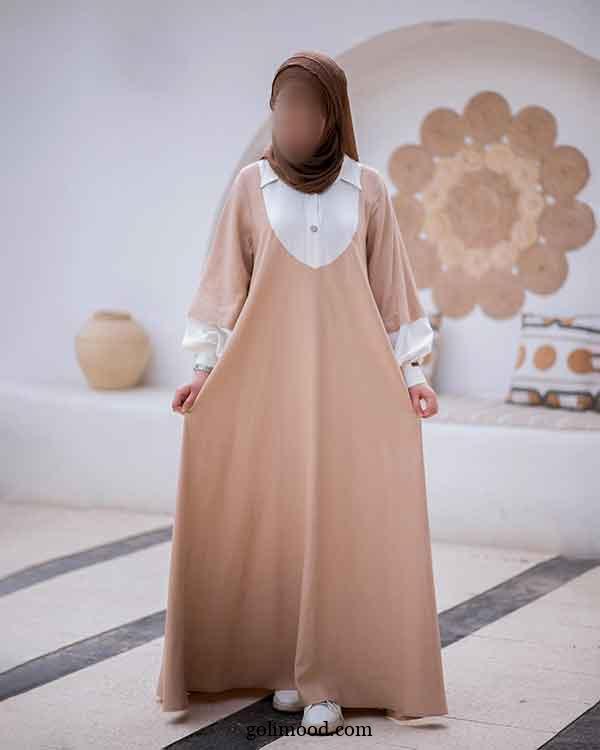 مدل عبا دخترانه جدید؛ 30 عکس مانتو عبایی ساده و شیک طرح جدید و عربی 
