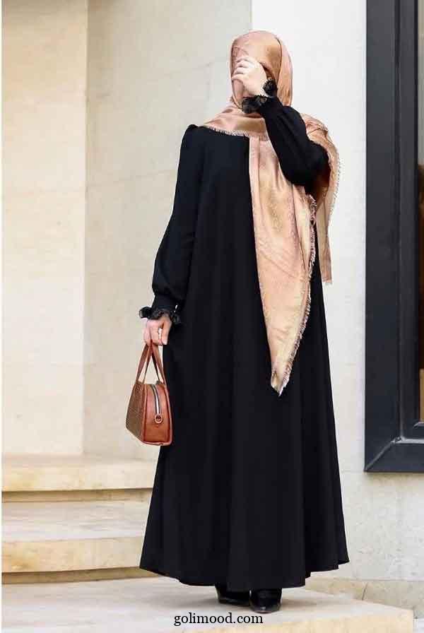مدل عبا دخترانه جدید؛ 30 عکس مانتو عبایی ساده و شیک طرح جدید و عربی 
