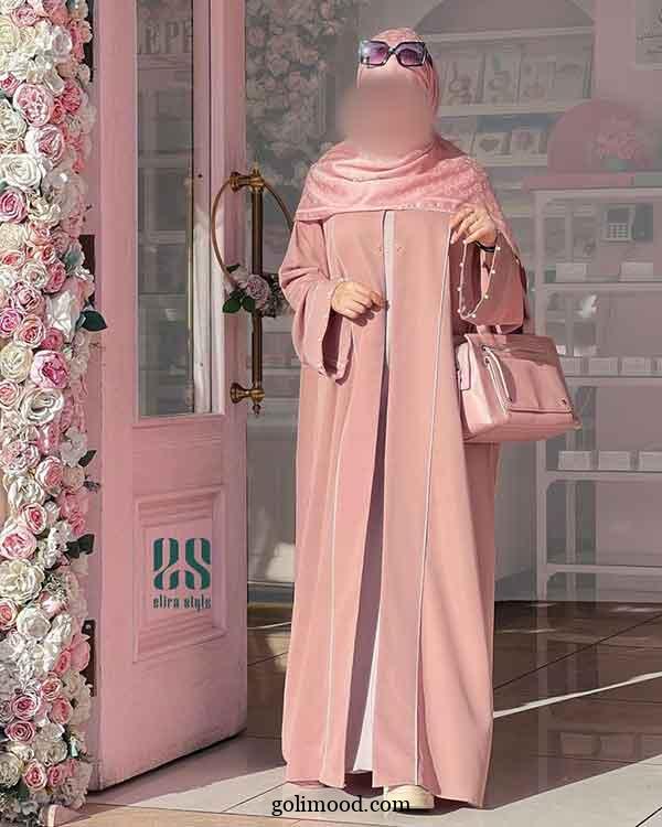مدل عبا دخترانه جدید؛ 30 عکس مانتو عبایی ساده و شیک طرح جدید و عربی 
