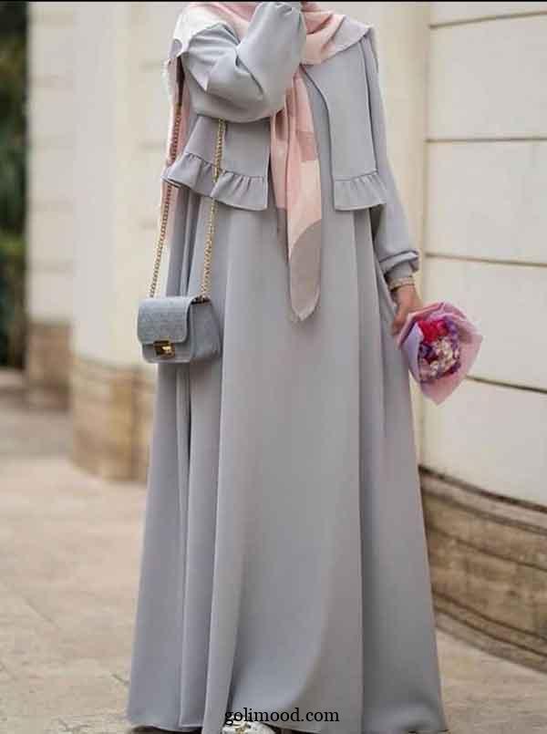 مدل عبا دخترانه جدید؛ 30 عکس مانتو عبایی ساده و شیک طرح جدید و عربی 
