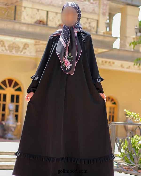 مدل عبا دخترانه جدید؛ 30 عکس مانتو عبایی ساده و شیک طرح جدید و عربی 
