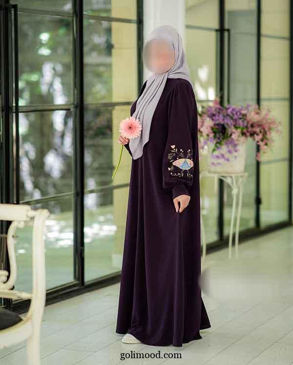 مدل عبا دخترانه جدید؛ 30 عکس مانتو عبایی ساده و شیک طرح جدید و عربی 
