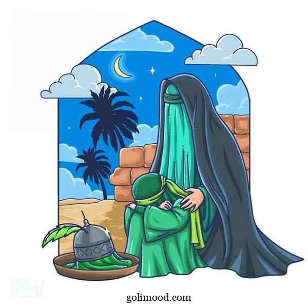 نقاشی محرمی | 30 مدل نقاشی آسان، کودکانه، زیبا رنگ شده و بدون رنگ گلچین شده