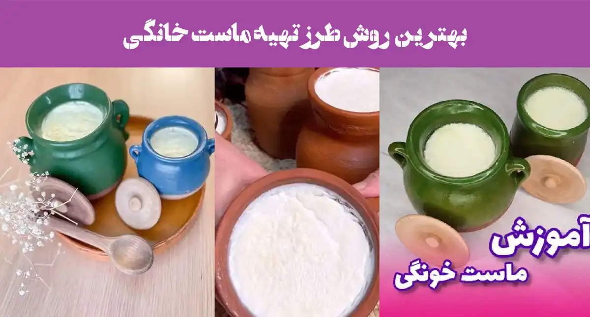 طرز تهیه ماست خانگی بدون هیچ شکست! نتیجه‌اش باورت نمی‌شه!