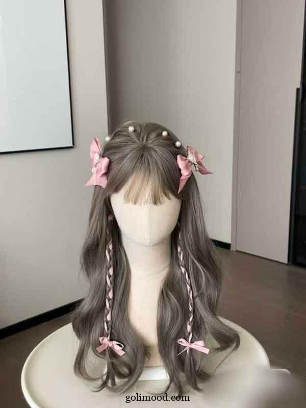 دیزاین مو با روبان: 30 مدل ترند برای مو بسته، باز با پاپیون پارچه ای رنگی + بافت مو
