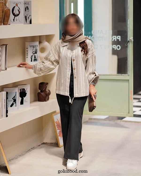 مانتو نخی خنک راحت | 30 عکس راحتی رو حس کن؛ مانتو نخی برای تابستون داغ