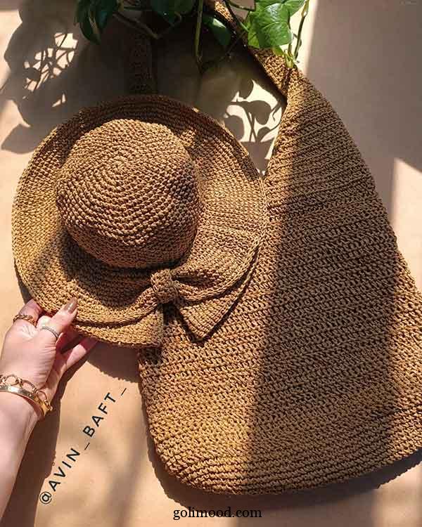 ست جدید کیف کلاه صندل: 25 مدل با رنگ های جذاب برای استایل تابستانی و کنار ساحل