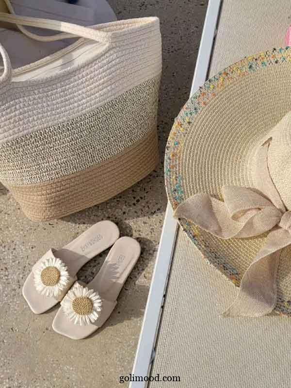 ست جدید کیف کلاه صندل: 25 مدل با رنگ های جذاب برای استایل تابستانی و کنار ساحل