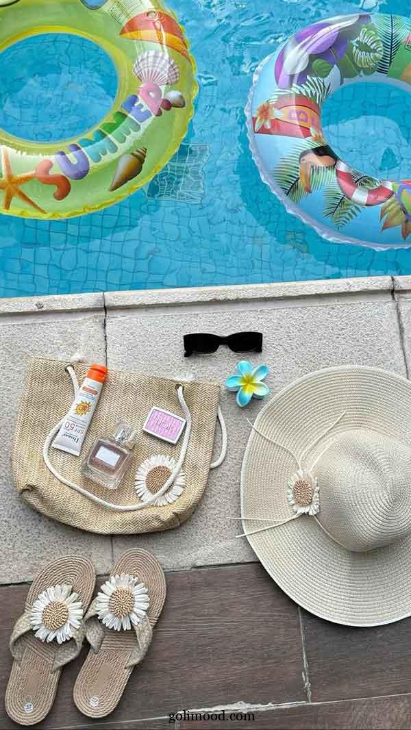 ست جدید کیف کلاه صندل: 25 مدل با رنگ های جذاب برای استایل تابستانی و کنار ساحل